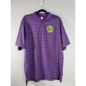 United States Army Combat Wounded Veteran Purple Polo Shirt Men's Large